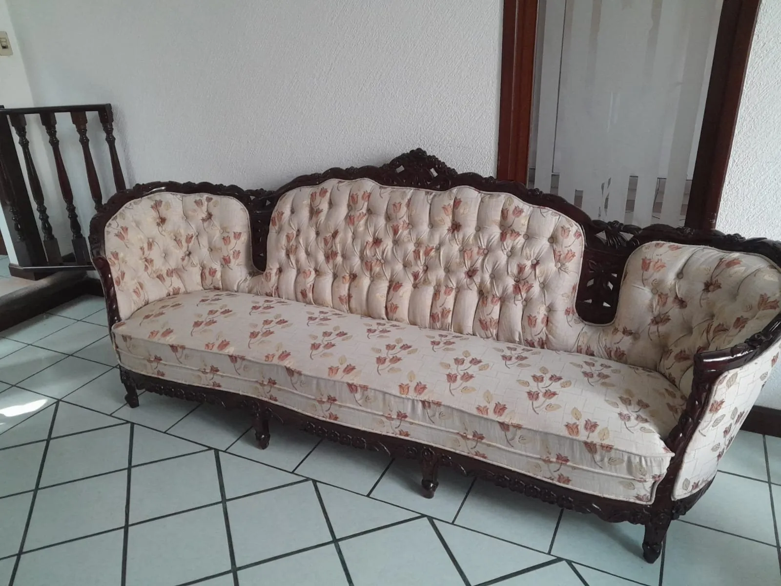 Retapizado de sala de madera tallada — foto 2